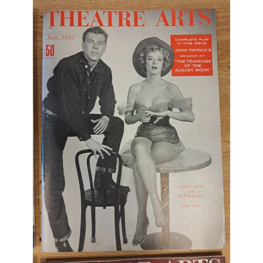 Vintage Old Display THEATRE ARTS MAGAZINE MONTHLY 1951/52 Lot Of 4.   A9.12